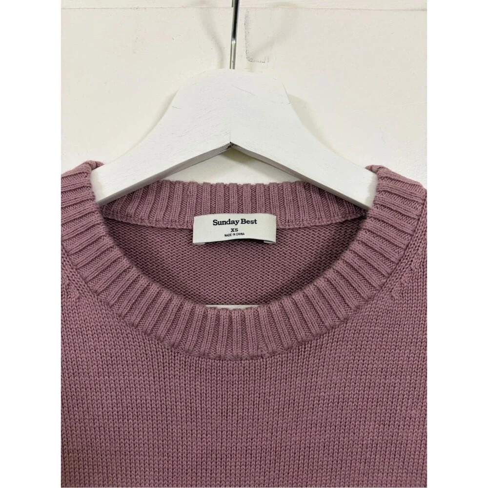 Aritzia Sunday Best Peggy Icon Dog Graphic Cotton Cashmere Sweater XS